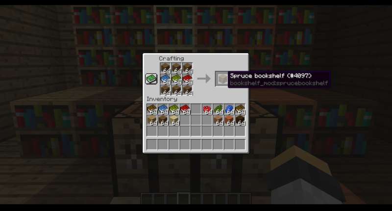 Bookshelf Mod 36 Bookshelves Dungeons More MCreator   Craft Bookshelves 0 